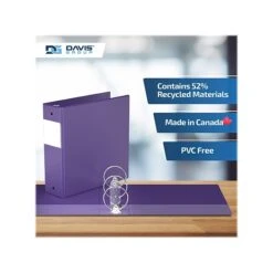 Davis Group Premium Economy 3" 3-Ring Non-View Binder, Purple, 6/Pack (2314-69-06) -Office Supplies Shop 0B96CCCB 4F63 4DD5 AC277A22DAF685C7 sc7