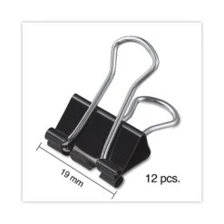 Universal 3/8" Capacity Binder Clips, 3/4" Width, Dozen (UNV10200) 13 Universal 3/8" Capacity Binder Clips, 3/4" Width, Dozen (UNV10200) -Office Supplies Shop 0D8FDBAF 668B 4C93 99D5B5B4755FF18A sc7