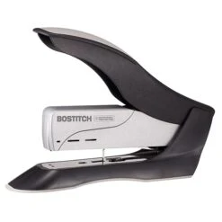 Bostitch Two-Finger Paper Pro Desktop Stapler, 100 Sheet Capacity, Black/Silver (1300)