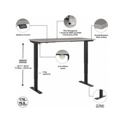 Bush Business Furniture Move 40 28"-48"H Electric Adjustable Standing Desk, Platinum Gray/Black (M4S4824PGBK) 10 Bush Business Furniture Move 40 28"-48"H Electric Adjustable Standing Desk, Platinum Gray/Black (M4S4824PGBK) -Office Supplies Shop 16BAD0BD 6EF7 476C A380DACE7CBAF235 sc7