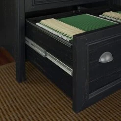 Bush Furniture Fairview 2 Drawer Lateral File Cabinet, Antique Black And Hansen Cherry (WC53984T) -Office Supplies Shop 17A8FE1E 50B0 4CFE 97E2A7C5F132784C sc7