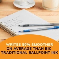 BIC Round Stic Grip Xtra Comfort Ballpoint Pen, Medium Point, Black Ink, 24/Box, 6 Boxes/Pack (GSMG144E-BLK) 15 BIC Round Stic Grip Xtra Comfort Ballpoint Pen, Medium Point, Black Ink, 24/Box, 6 Boxes/Pack (GSMG144E-BLK) -Office Supplies Shop 19BBADBD 80C6 4894 A86A2F4362AC781A sc7
