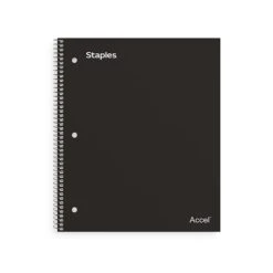Staples Premium 2-Subject Notebook, 8.5" X 11", College Ruled, 120 Sheets, Red (TR58312) -Office Supplies Shop 1D9B767A F8F3 4E94 A4318C7E87D6EDAC sc7
