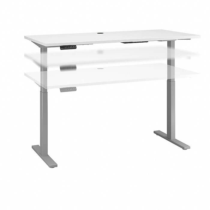 Bush Business Furniture Move 60 Series 27''-47'' Adjustable Standing Desk, White (M6S6030WHSK) 1 Bush Business Furniture Move 60 Series 27''-47'' Adjustable Standing Desk, White (M6S6030WHSK)