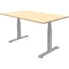 Fellowes Cambio 24.75"-50.25"H Adjustable Standing Desk, Maple (9788601)