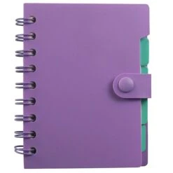 Pep Rally Spiral Notebook With Divider, Ruled, 80 Sheets, Assorted (60904)