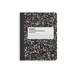 Staples® Composition Notebooks, 7.5" X 9.75", College Ruled, 100 Sheets, Assorted Colors, 4/Pack (ST58370) 13 Staples® Composition Notebooks, 7.5" X 9.75", College Ruled, 100 Sheets, Assorted Colors, 4/Pack (ST58370) -Office Supplies Shop 2C7A70AD 7829 45BD B3E93C2F52154CF4 sc7