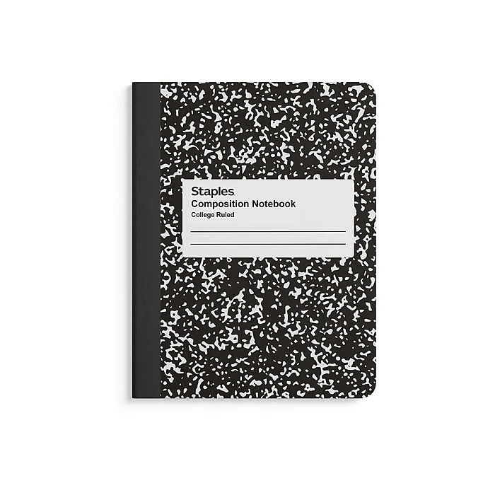 Staples® Composition Notebooks, 7.5" X 9.75", College Ruled, 100 Sheets, Assorted Colors, 4/Pack (ST58370) 7 Staples® Composition Notebooks, 7.5" X 9.75", College Ruled, 100 Sheets, Assorted Colors, 4/Pack (ST58370) - Image 7