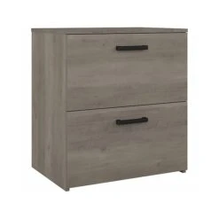 Kathy Ireland® Home By Bush Furniture City Park 2-Drawer Lateral File Cabinet, Letter/Legal, Driftwood Gray (CPF127DG-03)
