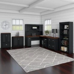 Bush Furniture Fairview Lateral File Cabinet, Antique Black/Hansen Cherry (WC53981-03) -Office Supplies Shop 3205F10E CB86 4CBB A93499DF6557A2C8 sc7