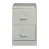 Hirsh 25" Deep Vertical File Cabinet, Legal, 2-Drawer, Light Gray (14414)