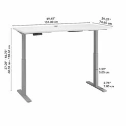 Bush Business Furniture Move 60 Series 27''-47'' Adjustable Standing Desk, White (M6S6030WHSK) 13 Bush Business Furniture Move 60 Series 27''-47'' Adjustable Standing Desk, White (M6S6030WHSK) -Office Supplies Shop 3BEBD062 97C0 4C9D A559C7BF6B0BC92E sc7
