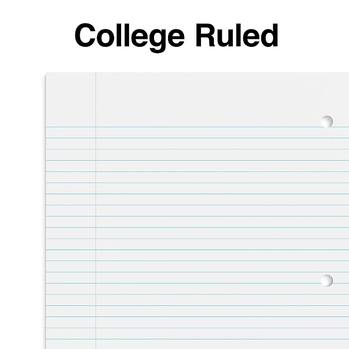 Staples 1-Subject Notebook, 8.5" X 10.5", College Ruled, 70 Sheets, Black, 3/Pack (TR58373) 4 Staples 1-Subject Notebook, 8.5" X 10.5", College Ruled, 70 Sheets, Black, 3/Pack (TR58373) - Image 4