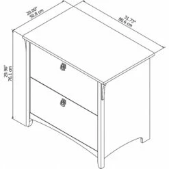Bush Furniture Salinas Lateral File Cabinet, Cape Cod Gray (SAF132CG-03) -Office Supplies Shop 50FC4C0A 5B0A 4F1F BCD05C7544792C63 sc7