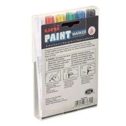 Uni PAINT PX-20 Oil-Based Marker, Medium Tip, Assorted Colors, 6/Set (63630) -Office Supplies Shop 55E70B1B E359 42B7 8D0B2D8E547F6CF5 sc7