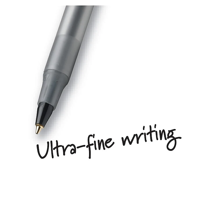 BIC Round Stic Ballpoint Pen, Fine Point, 0.8mm, Black Ink, Dozen (20129/GSF11BK) 4 BIC Round Stic Ballpoint Pen, Fine Point, 0.8mm, Black Ink, Dozen (20129/GSF11BK) - Image 4