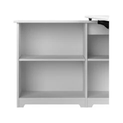 Bush Furniture Cabot 37-42"H Corner Adjustable Standing 3-Position Desk With Shelves, White (WC31916) -Office Supplies Shop 628D2295 6F6B 4BAB 85E4502E9FA43F2C sc7