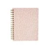 Russell+Hazel Pom Professional Notebook, 6.25" X 8", Ruled, 98 Sheets, Blush/White (55754)