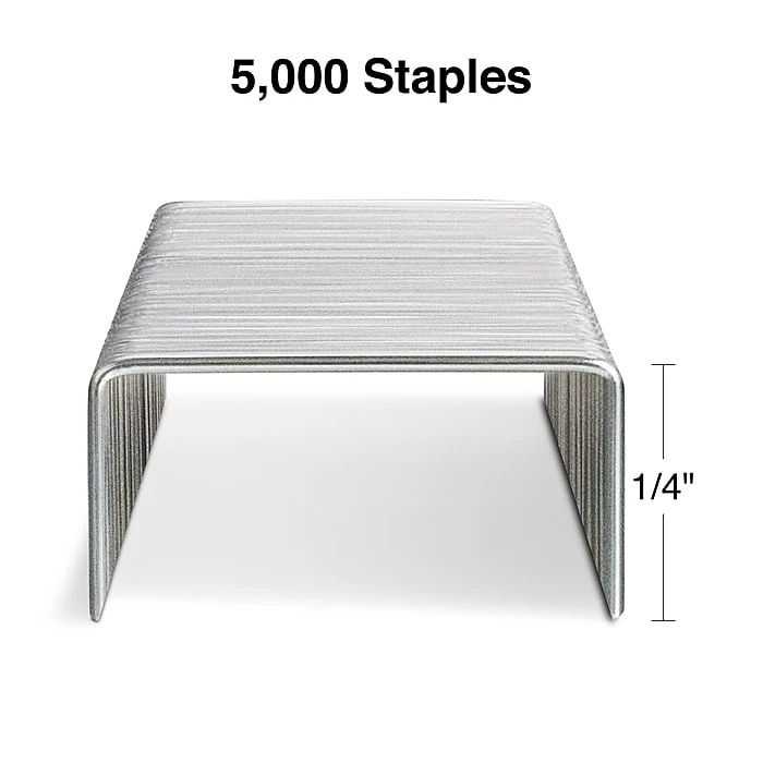 Staples Standard Staples, 1/4" Leg Length, 5000 /Box (TR58090) 3 Staples Standard Staples, 1/4" Leg Length, 5000 /Box (TR58090) - Image 3
