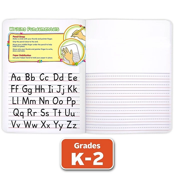 Mead Grades K-2 Primary Journal Composition Notebook, 7.5" X 9.75", Wide Ruled, 100 Sheets, Blue (09956/09554) 5 Mead Grades K-2 Primary Journal Composition Notebook, 7.5" X 9.75", Wide Ruled, 100 Sheets, Blue (09956/09554) - Image 5