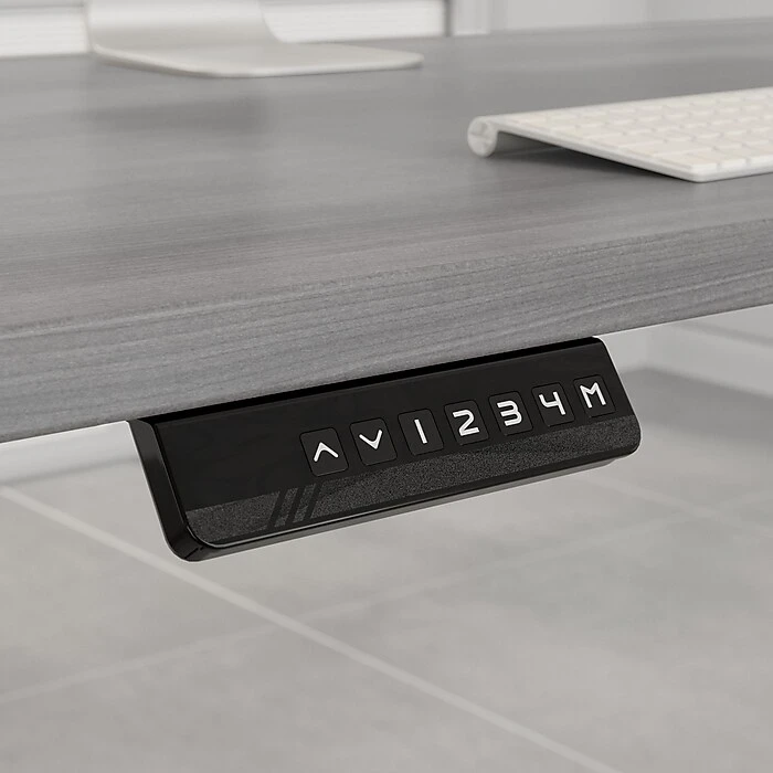 Bush Business Furniture Move 60 Series 27"-48" Adjustable Standing Desk, Platinum Gray/Black (M6S6030PGBK) 7 Bush Business Furniture Move 60 Series 27"-48" Adjustable Standing Desk, Platinum Gray/Black (M6S6030PGBK) - Image 7