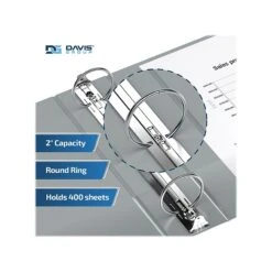 Davis Group Premium Economy 2" 3-Ring Non-View Binder, Gray, 6/Pack (2313-07-06) -Office Supplies Shop 72B6CB33 E7B6 40DD AC29C8E99941C525 sc7