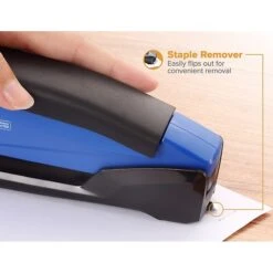 Bostitch InPower Spring-Powered Desktop Stapler, 20-Sheet, Blue/Black (1122) 11 Bostitch InPower Spring-Powered Desktop Stapler, 20-Sheet, Blue/Black (1122) -Office Supplies Shop 75034480 56C9 419D 94B8ECE0A95D751C sc7
