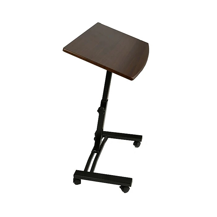Mind Reader LTCART-BLK Adjustable Standing And Sitting Laptop Cart, Black 1 Mind Reader LTCART-BLK Adjustable Standing And Sitting Laptop Cart, Black