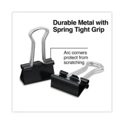 Universal 3/8" Capacity Binder Clips, 3/4" Width, Dozen (UNV10200) 11 Universal 3/8" Capacity Binder Clips, 3/4" Width, Dozen (UNV10200) -Office Supplies Shop 775BDC75 6052 439F 92AC00A97722F301 sc7