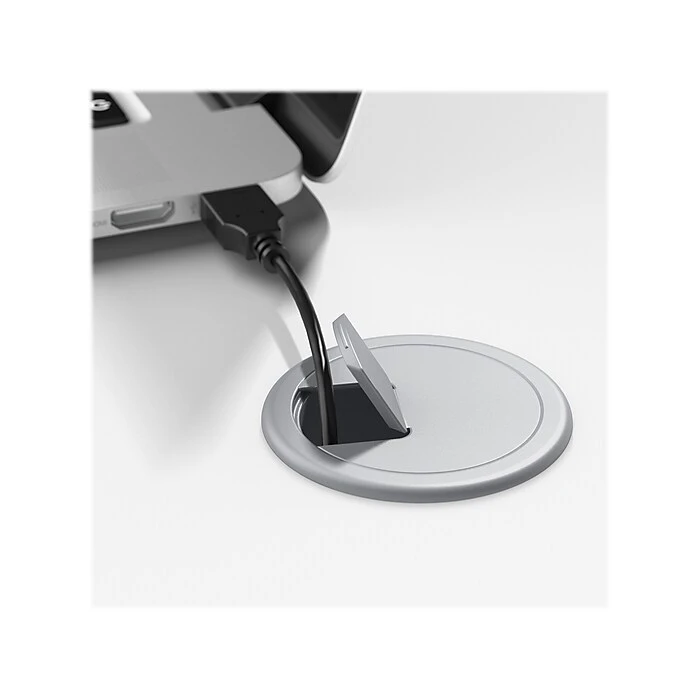 Bush Business Furniture Move 40 28"-48"H Electric Adjustable Standing Desk, White/Black (M4S4824WHBK) 7 Bush Business Furniture Move 40 28"-48"H Electric Adjustable Standing Desk, White/Black (M4S4824WHBK) - Image 7