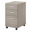 Bush Business Furniture Studio C 3 Drawer Mobile File Cabinet, Sand Oak (SCF216SOSU)