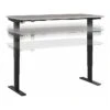 Bush Business Furniture Move 40 28"-48" Adjustable Standing Desk, Platinum Gray/Black (M4S6030PGBK)