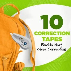 BIC Ecolutions Wite-Out Brand Correction Tape (formerly ReVolution), White, 10/Pack (WOET10-WHI) -Office Supplies Shop 8C9DB300 04A7 4FF4 82985DA62AB45220 sc7