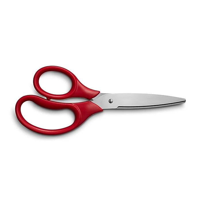 Staples 7" Kids Pointed Tip Stainless Steel Scissors, Straight Handle, Right & Left Handed (TR55049) 1 Staples 7" Kids Pointed Tip Stainless Steel Scissors, Straight Handle, Right & Left Handed (TR55049)