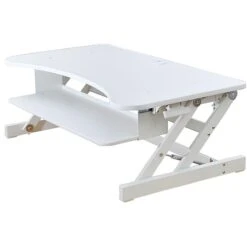 Rocelco 37" Deluxe Adjustable Desk Riser, White (R DADRW) -Office Supplies Shop 907A1AB8 80CB 48F5 88152661DD5C9030 sc7