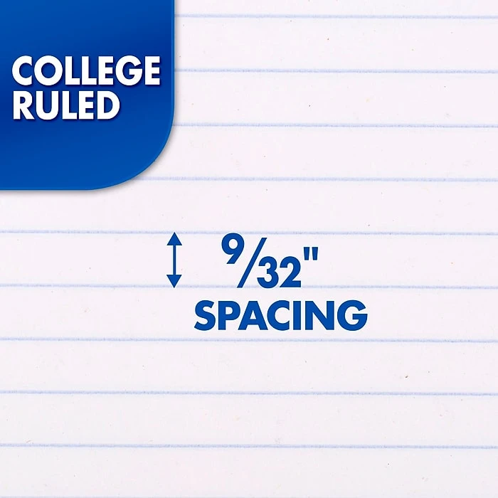Mead Spiral 5-Subject Notebook, 8.5" X 11", College Ruled, 200 Sheets, Assorted (06780) 9 Mead Spiral 5-Subject Notebook, 8.5" X 11", College Ruled, 200 Sheets, Assorted (06780) - Image 9