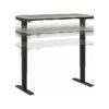 Bush Business Furniture Move 40 28"-48"H Electric Adjustable Standing Desk, Platinum Gray/Black (M4S4824PGBK)