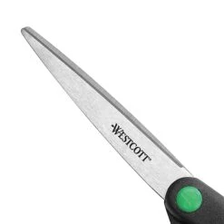 Westcott KleenEarth 8" Stainless Steel Standard Scissors, Pointed Tip, Black (41418/13039) -Office Supplies Shop 9F06D222 E049 4977 BDB3E2D90B9B0BDA sc7
