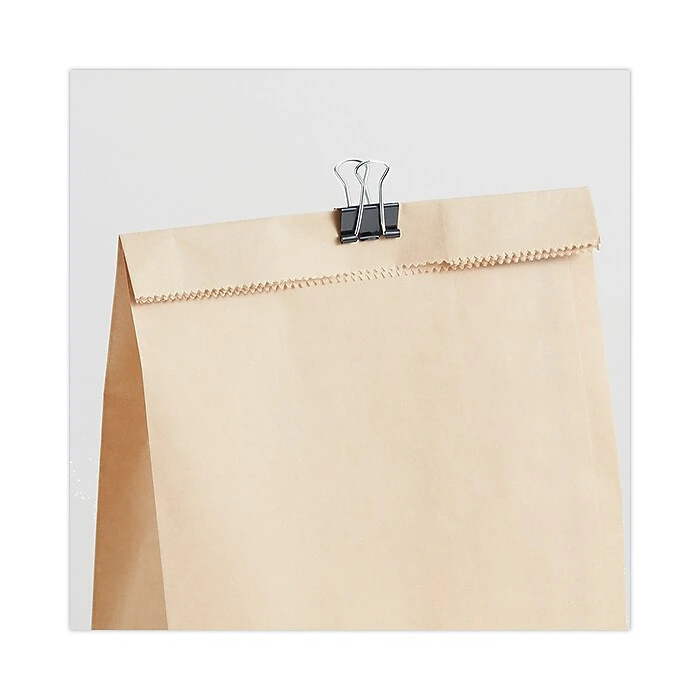 Universal 3/8" Capacity Binder Clips, 3/4" Width, Dozen (UNV10200) 6 Universal 3/8" Capacity Binder Clips, 3/4" Width, Dozen (UNV10200) - Image 6