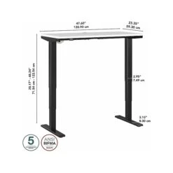 Bush Business Furniture Move 40 28"-48"H Electric Adjustable Standing Desk, White/Black (M4S4824WHBK) 12 Bush Business Furniture Move 40 28"-48"H Electric Adjustable Standing Desk, White/Black (M4S4824WHBK) -Office Supplies Shop A3E7B551 1A77 46FB B77547E29C78DC29 sc7