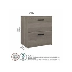 Kathy Ireland® Home By Bush Furniture City Park 2-Drawer Lateral File Cabinet, Letter/Legal, Driftwood Gray (CPF127DG-03) 12 Kathy Ireland® Home By Bush Furniture City Park 2-Drawer Lateral File Cabinet, Letter/Legal, Driftwood Gray (CPF127DG-03) -Office Supplies Shop A533138E B643 49DD 925CBF91B56C0D3B sc7