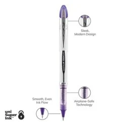 Uni-ball Uniball Vision Elite Rollerball Pens, Bold Point, 0.8mm, Purple Ink (69025) -Office Supplies Shop B2564614 5749 41C9 952C040A5E7F2C73 sc7