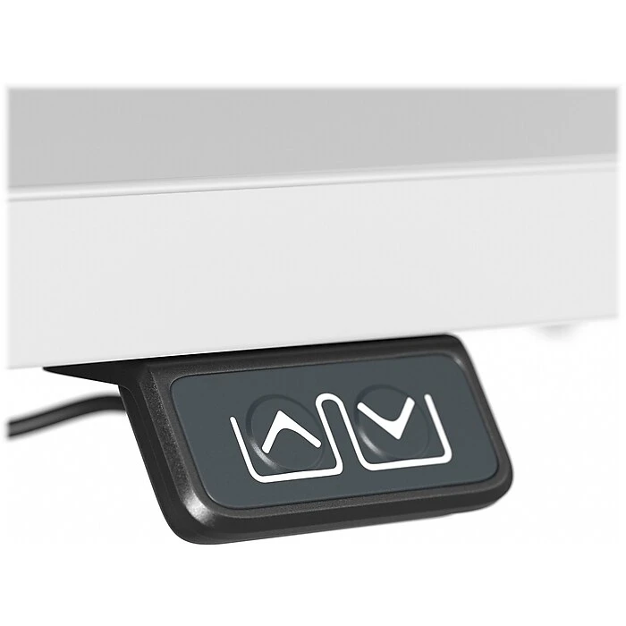 Bush Business Furniture Move 40 28"-48"H Electric Adjustable Standing Desk, White/Black (M4S4824WHBK) 6 Bush Business Furniture Move 40 28"-48"H Electric Adjustable Standing Desk, White/Black (M4S4824WHBK) - Image 6