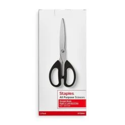 Staples 8" Pointed Tip Stainless Steel Scissors, Straight Handle, Right & Left Handed, 2/Pack (TR55043) -Office Supplies Shop BAF3E3B2 B188 4E37 87D7D1707DD9DBDC sc7