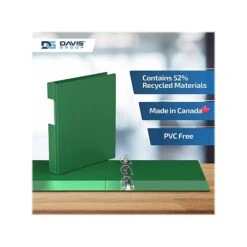 Davis Group Premium Economy 1" 3-Ring Non-View Binder, Green, 6/Pack (2301-04-06) -Office Supplies Shop C730CAC4 2436 424C B0CC2451B9D71C45 sc7