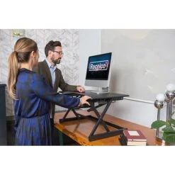 Rocelco 32" Ergonomic Adjustable Desk Riser, Black (R EADRB2) 12 Rocelco 32" Ergonomic Adjustable Desk Riser, Black (R EADRB2) -Office Supplies Shop CBBEB66E 0B05 4B5C 9F749AC30A46185F sc7