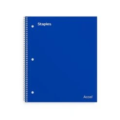 Staples Premium 2-Subject Notebook, 8.5" X 11", College Ruled, 120 Sheets, Red (TR58312) -Office Supplies Shop D4D01104 32AA 43F2 BD666C7ACCBAF63E sc7
