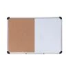 Universal Cork & Dry Erase Dry-Erase Whiteboard, Plastic Frame, 3' X 2' (UNV43743)