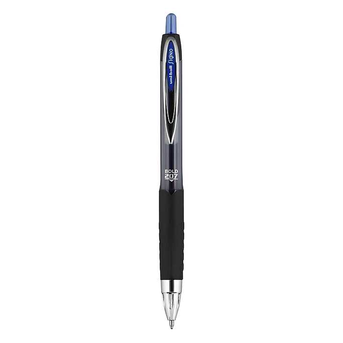 Uni-ball Uniball 207 Retractable Gel Pens, Bold Point, 1.0mm, Blue Ink, Dozen (1790896) 3 Uni-ball Uniball 207 Retractable Gel Pens, Bold Point, 1.0mm, Blue Ink, Dozen (1790896) - Image 3
