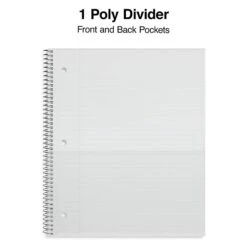 Staples Accel 1-Subject Notebook, 8.5" X 11", College Ruled, 100 Sheets, White (25539M) -Office Supplies Shop E2EA77C2 52A8 40AE 9E416535C9E282EA sc7